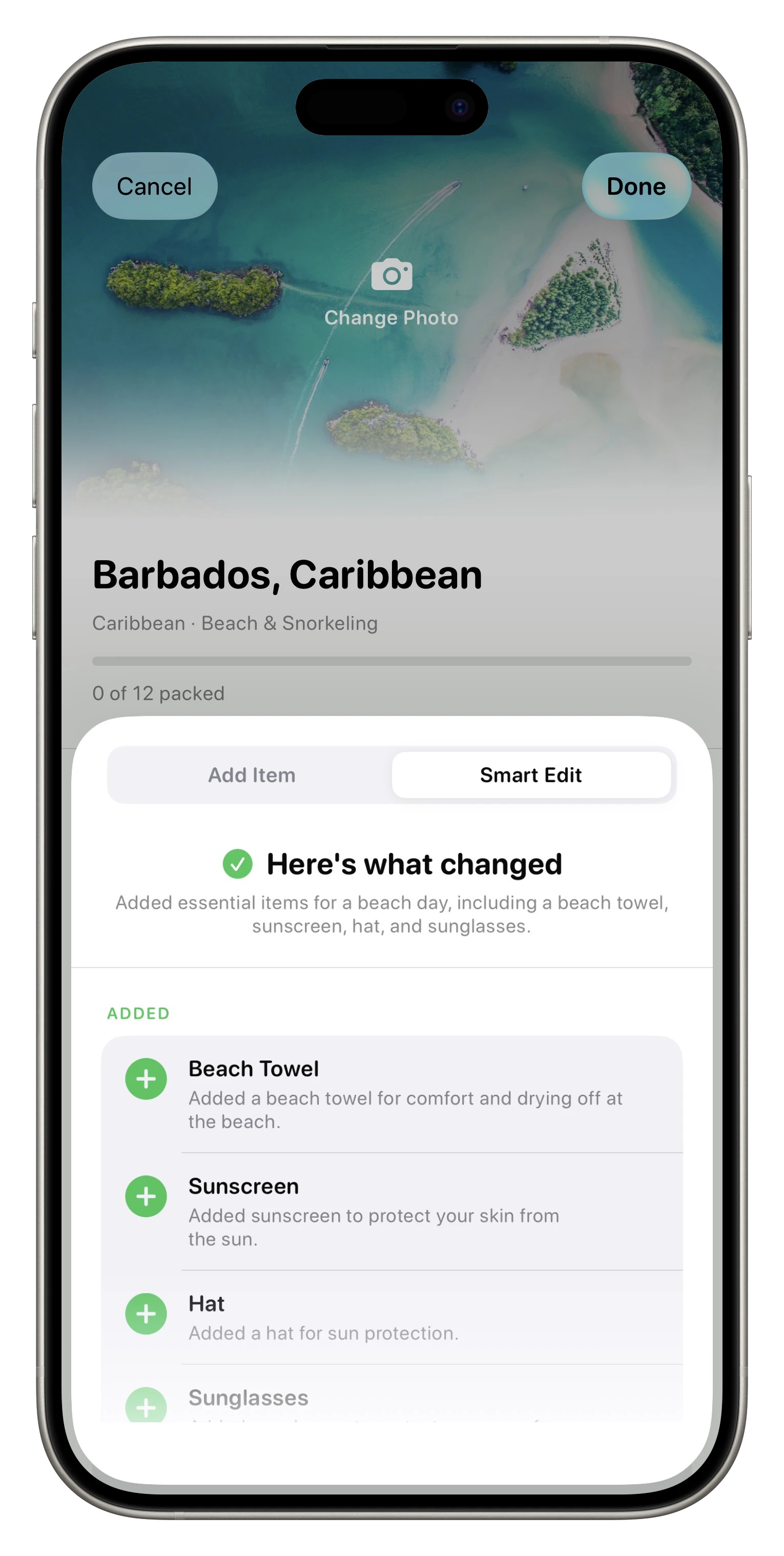 Packd Smart Edit Feature