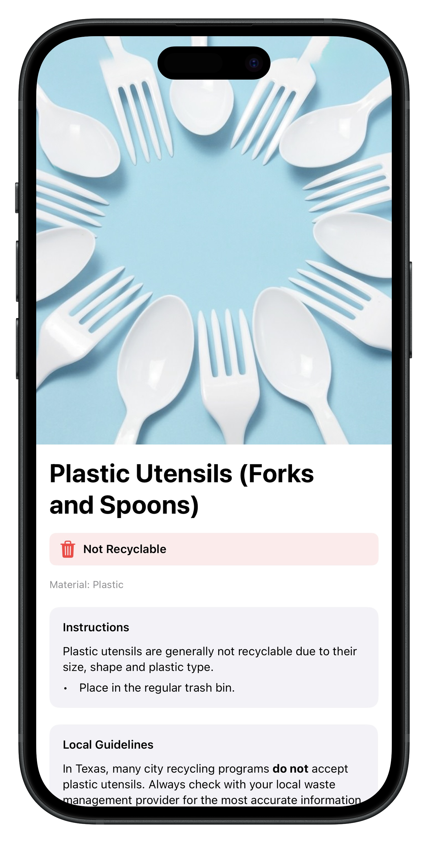 Recyclr+ App Screenshot