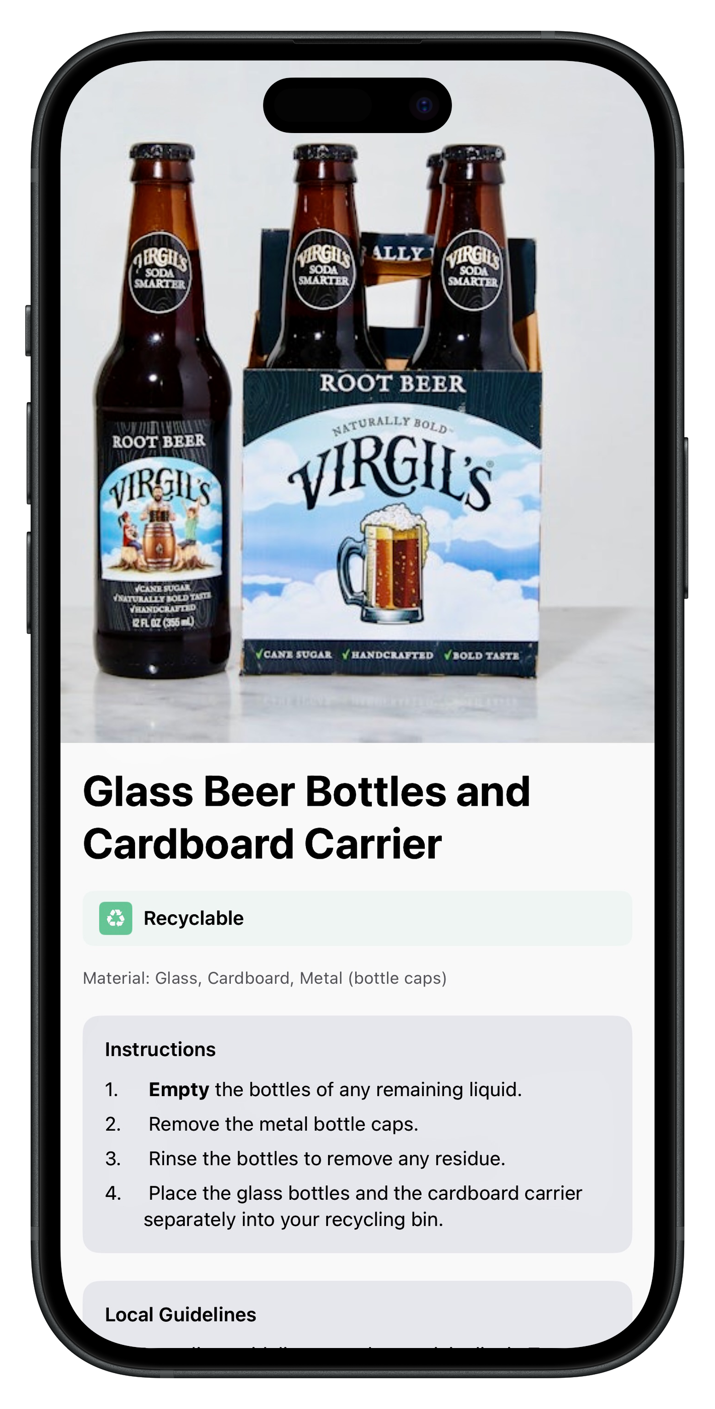 Recyclr+ App Screenshot