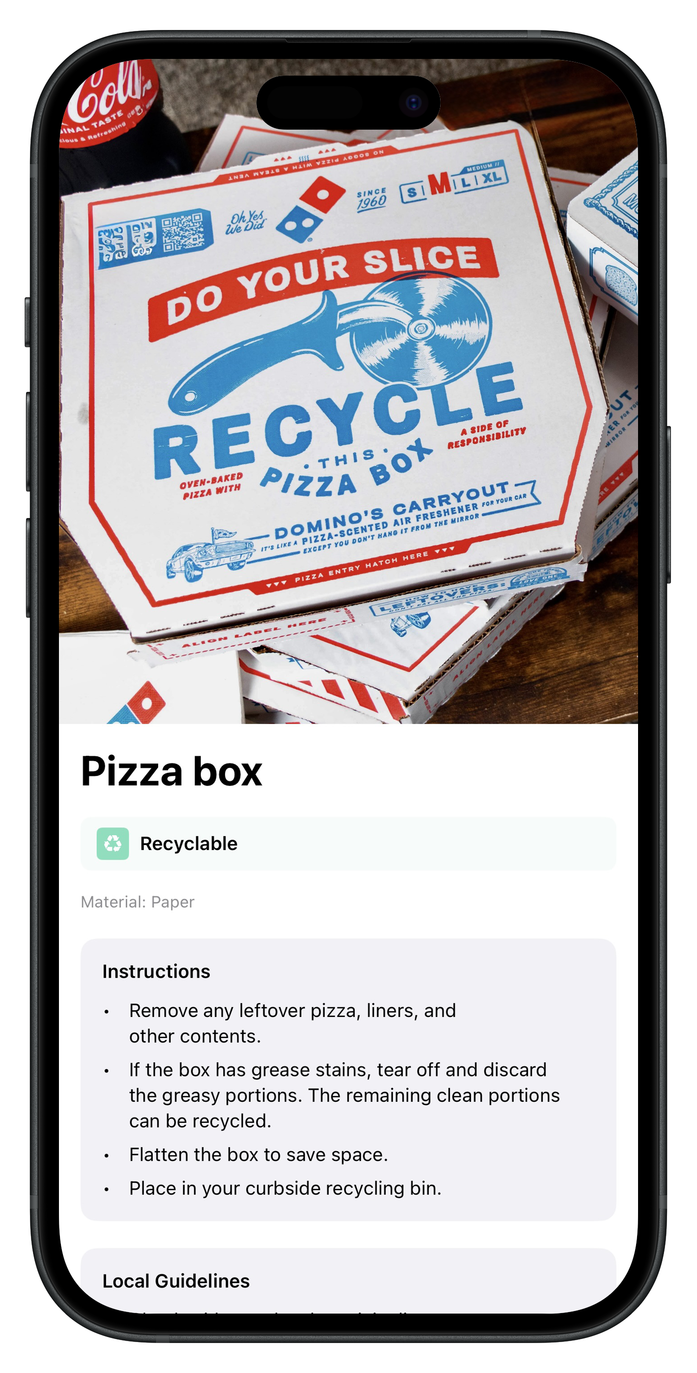 Recyclr+ App Screenshot