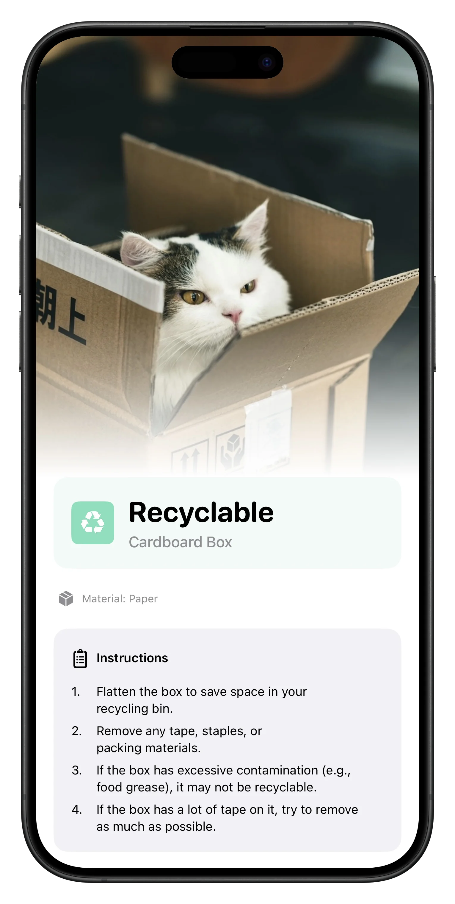 Recyclr+ App Screenshot